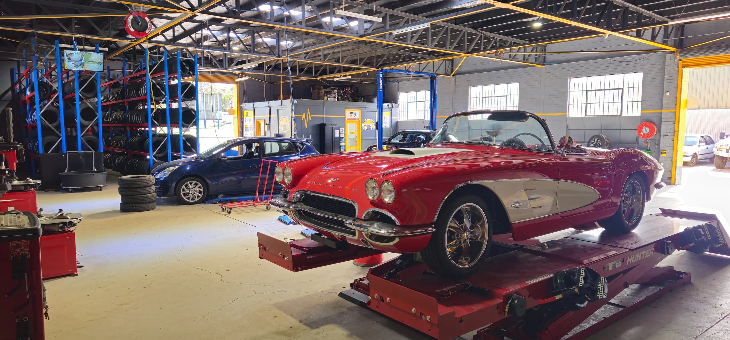 Free tyre check & report.