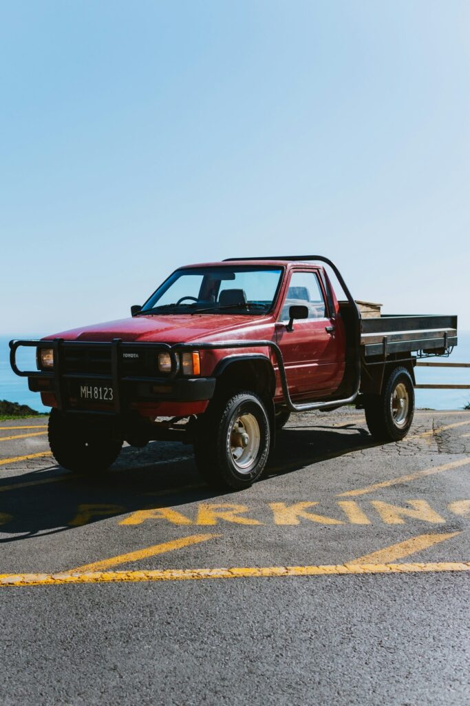 Work ute on the road — fleet and commercial vehicle servicing for Scoresby